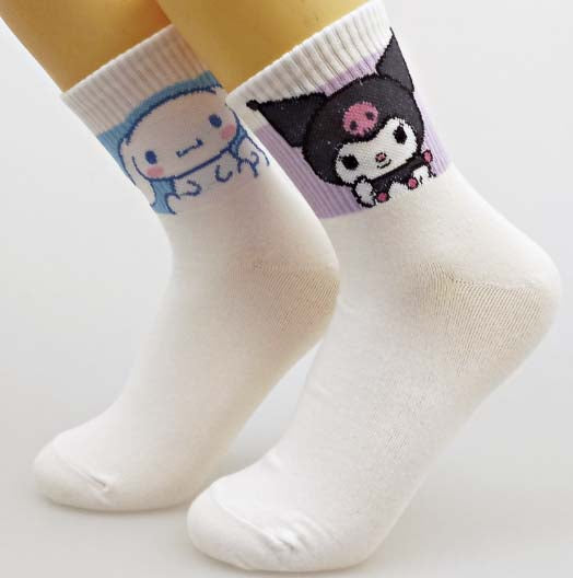 Womens Sanrio Characters Cartoon Socks