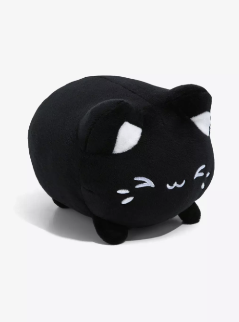 Tasty Peach Black Sesame Meowchi 7 Inch Plush