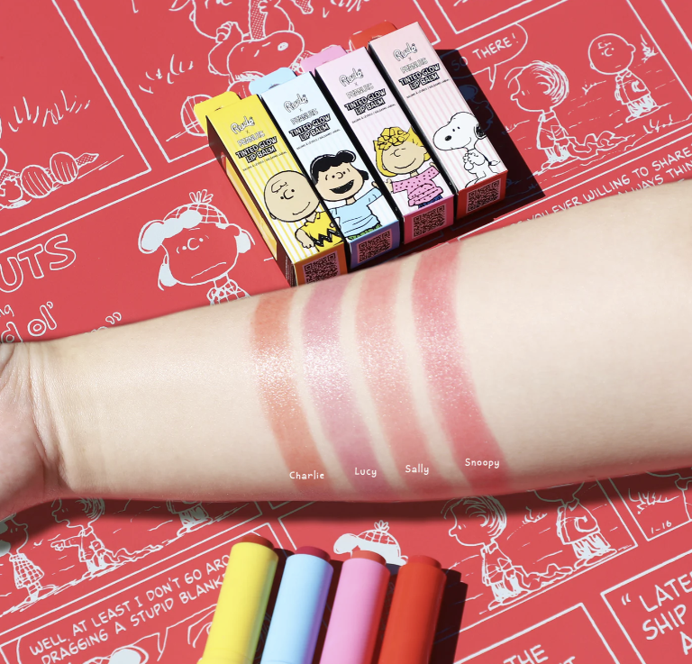 Peanuts Tinted Glow Lip Balm Variety Pack