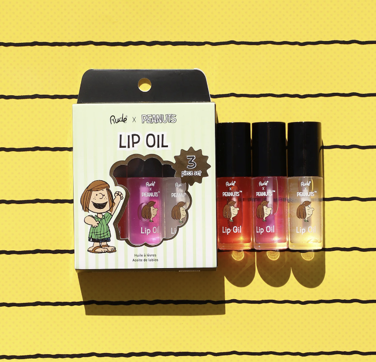 Peanuts Tinted Lip Oil - 3 Piece Set