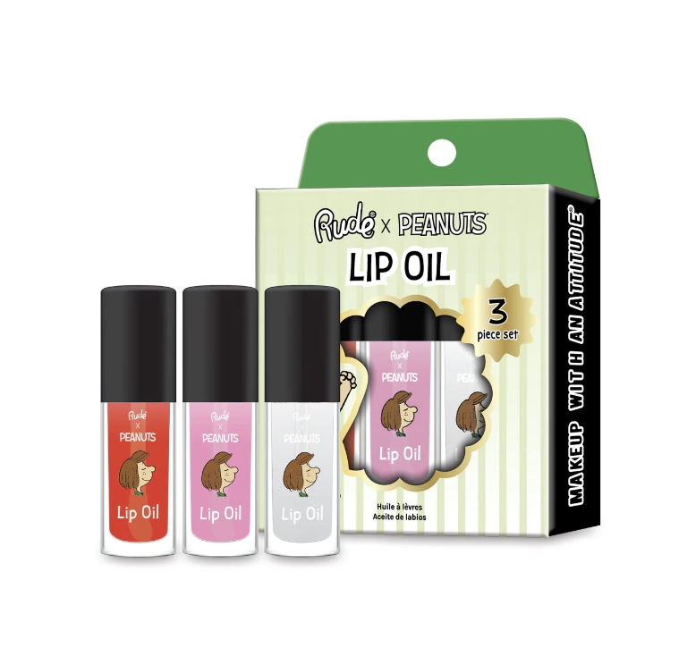 Peanuts Tinted Lip Oil - 3 Piece Set