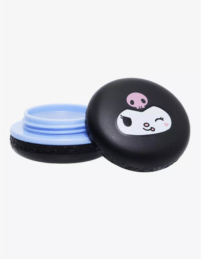 The Creme Shop Kuromi Blueberry Smoothie Macaron Lip Balm