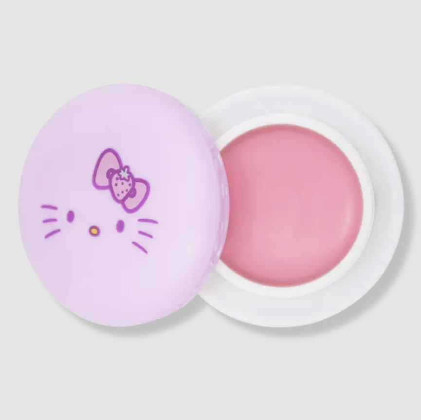 Hello Kitty Strawberry Rose Latte Macaron Lip Balm