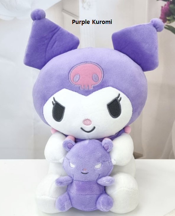 Sanrio Cuple Plush Toy (Cinamorolls, Kuromi,My Melody,Hello kitty)