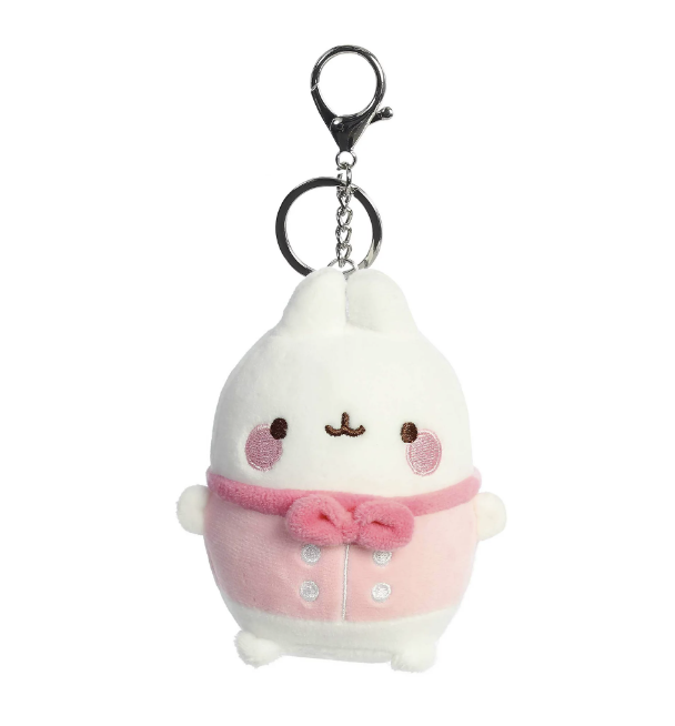 Molang - 4" Chef Molang Keychain Plush