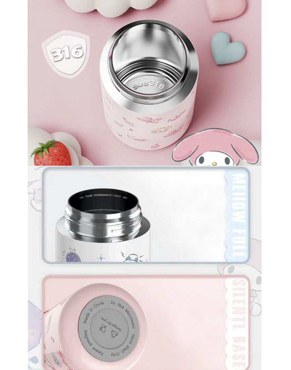 SANRIO  HEART THERMOS 350ML