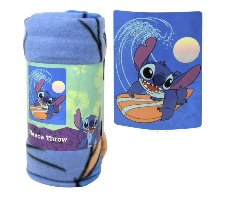 Disney's Stitch 45x60" Fleece Throw Blanket