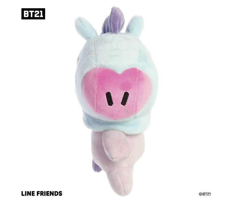 BT21 MANG Stuffed Animal - Collectible Fun - Delightful Cuteness - Blue 9.5 Inches