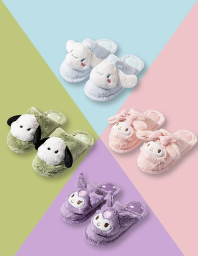 House Slippers | Sanrio - Magic Cosmos St., Pink My Melody / Adult US W 7.5-9 )