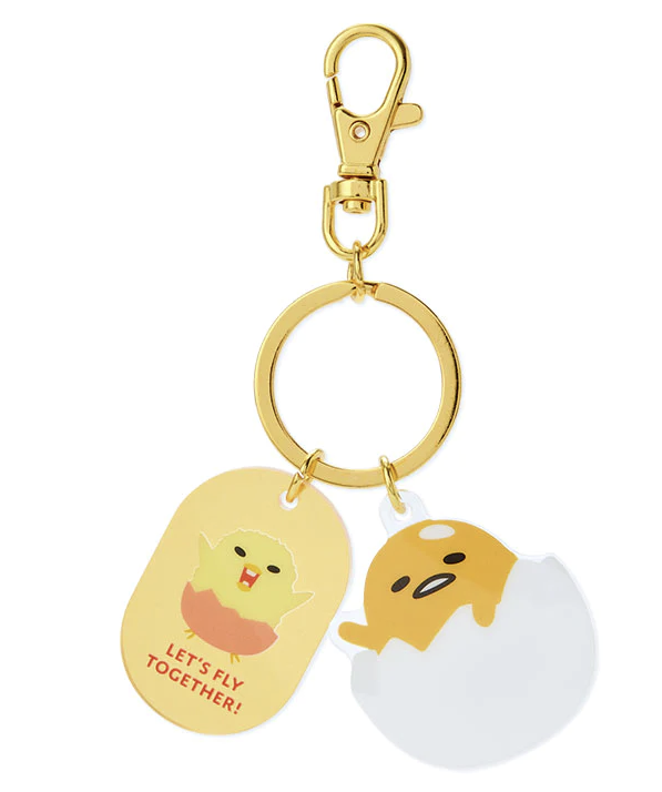 Gudetama Besties Keychain