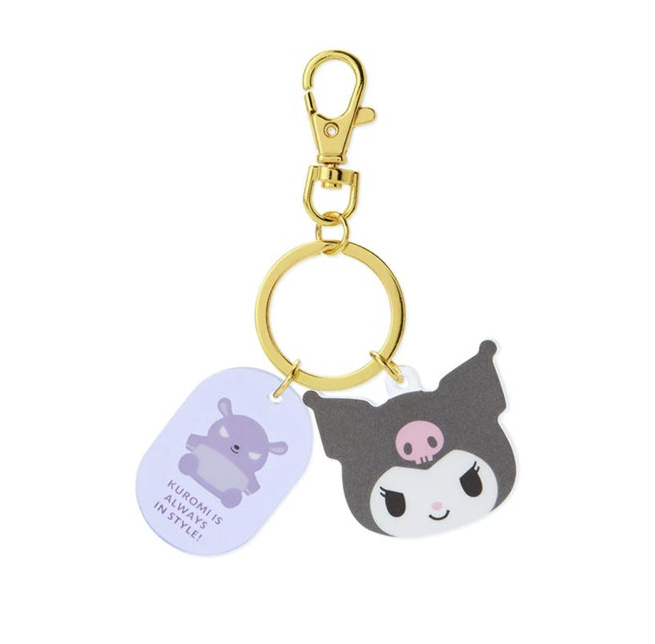 Kuromi Besties Keychain Sanrio Acrylic Key Ring