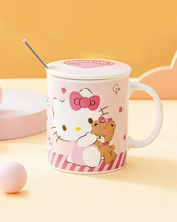 SANRIO HELLO KITTY TEA CUP&SPOON SET