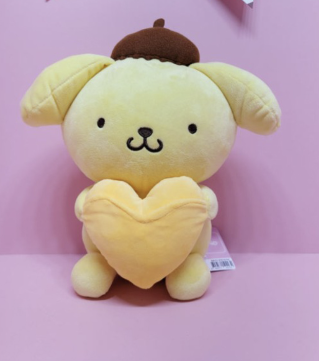 Sanrio PomPom Purin  Heart Shape Plush