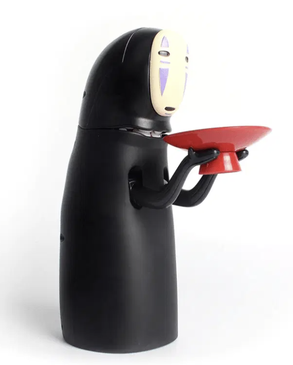 Spirited Away No Face Moving Piggy Bank