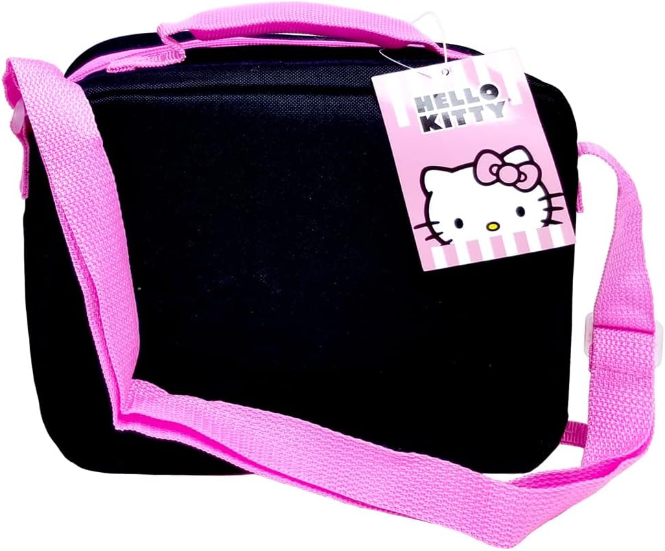 Fast Forward Hello Kitty Lunch Bag, Black, Medium