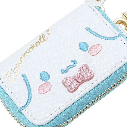 Cinnamoroll Cute cartoon small wallet ladies short wallet leather bag men's key case