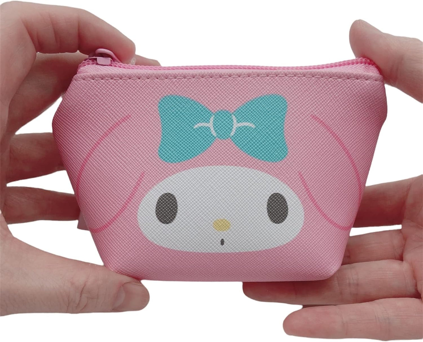 Sanrio My Melody Face Boat Type Cosmetics Small Pouch Bag 4.3 in (W) × 3 in (H) × 2 in (D) For Adult Use