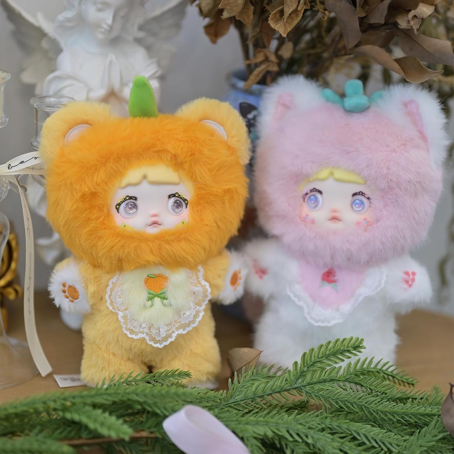 CALEMBOU Plush Blind Box, Kawaii Nommi Fruit Series Stuffed Blind  Box Doll, Kawaii Mystery Vinyl Plush Toys Collectible for Birthday Gift (Nommi Fruit 1pc (Random))