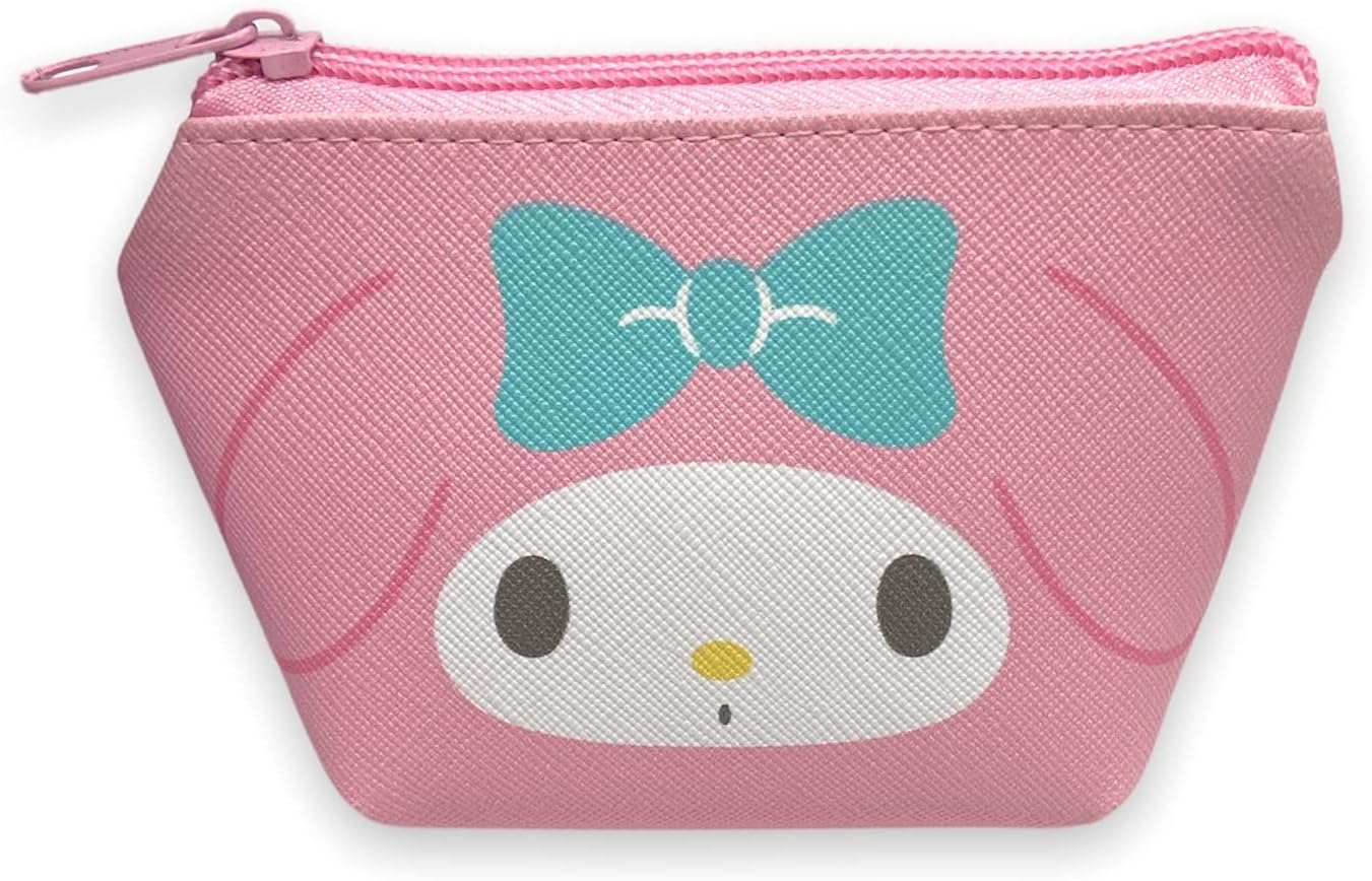 Sanrio My Melody Face Boat Type Cosmetics Small Pouch Bag 4.3 in (W) × 3 in (H) × 2 in (D) For Adult Use