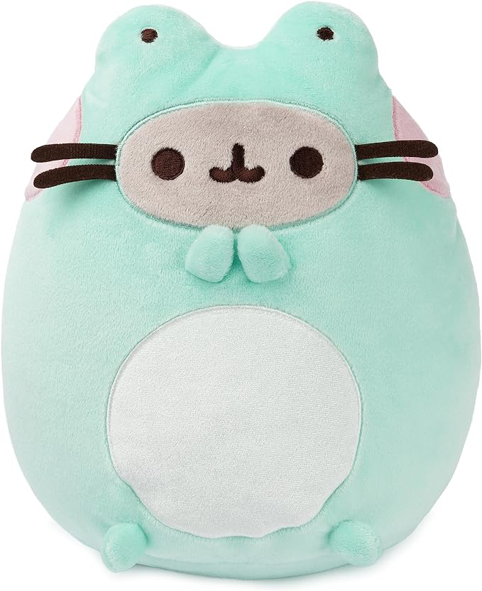 Pusheen Enchanted Frog Plush, Stuffed Animal for Ages 8 and Up, Green, 9.5”