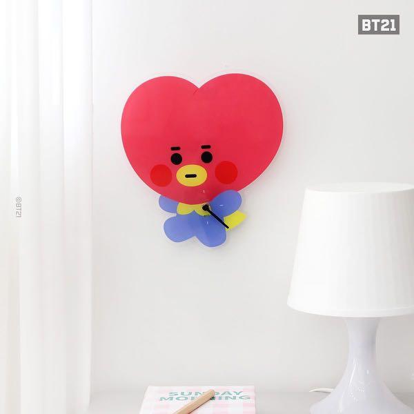 [ BT21 ] BABY ACRYLIC WALL CLOCK