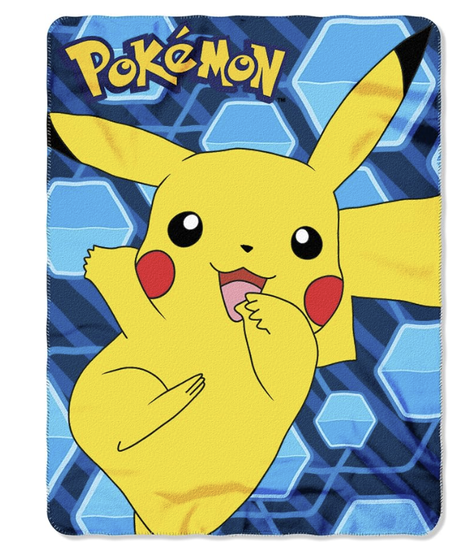 Pokémon "Pikachu" Fleece Throw Blanket