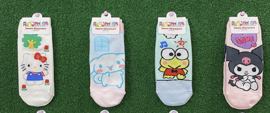 Sanrio Mini Low Cut Ankle Socks For Women For Girls (3 Pairs)