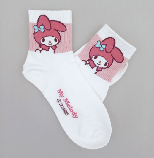 Womens Sanrio Characters Cartoon Socks