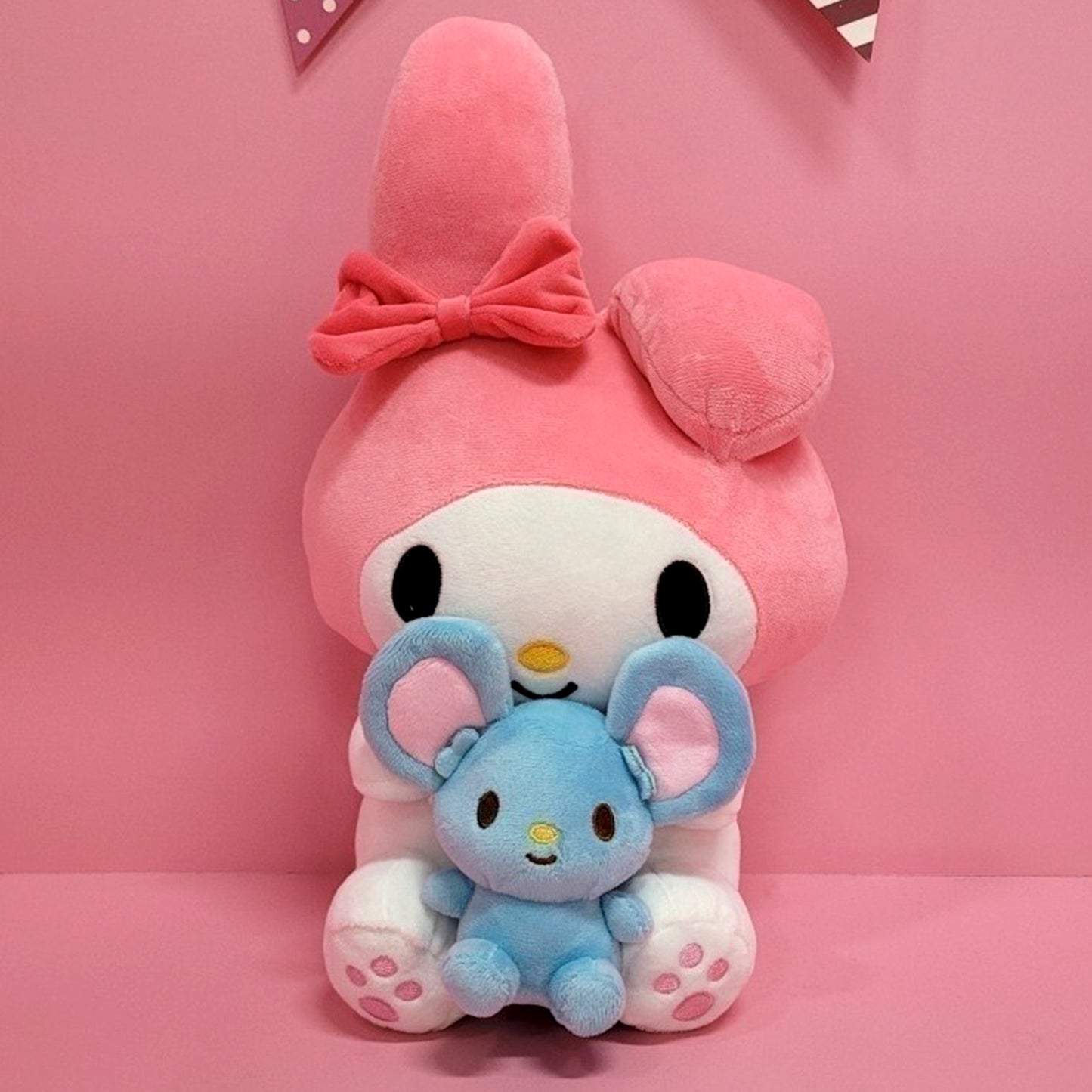 Sanrio Cuple Plush Toy (Cinamorolls, Kuromi,My Melody,Hello kitty)